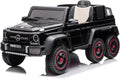 24V 6 Wheels Electric Ride on Kids Car with Remote Control Music&Lights Black B82326