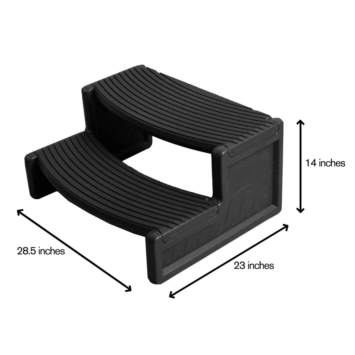 Black Hot Tub Stairs B67799