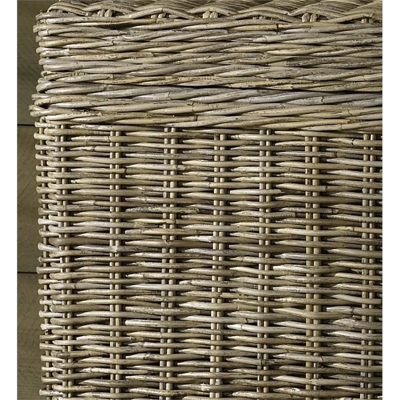 Wicker End Table Trunk K15942