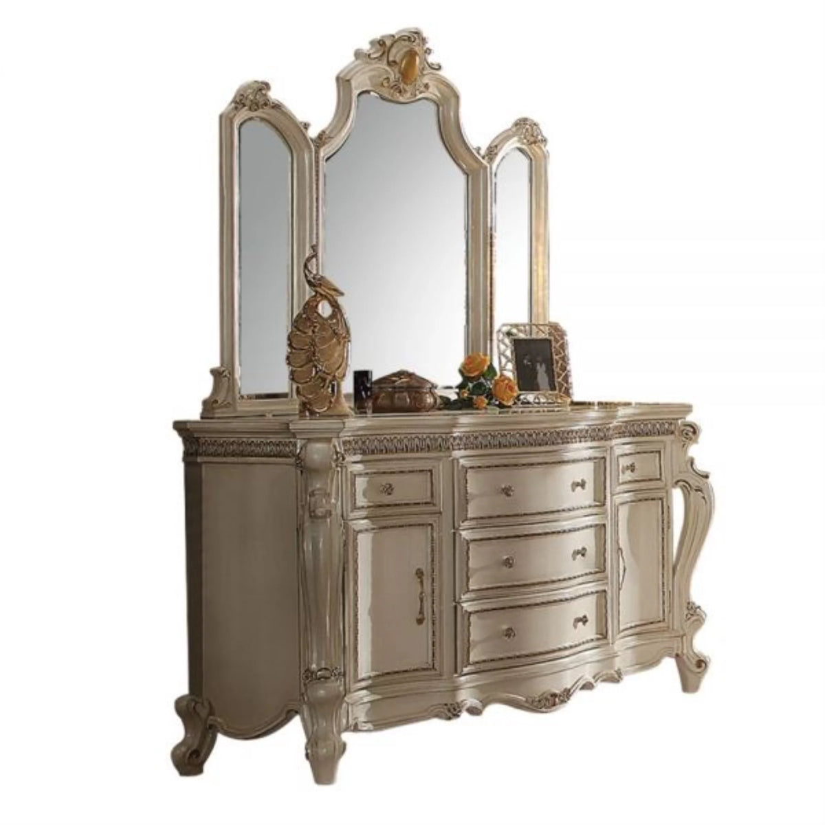 Antique Pearl Dresser W5988