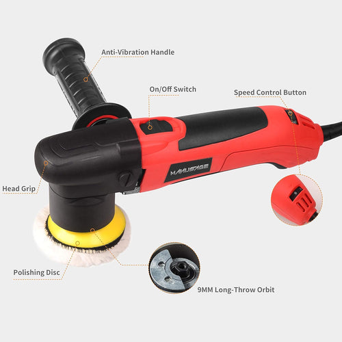 3-Inch Variable Speed Dual Action Car Polisher E2123