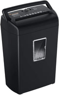 10-Sheet Cross-Cut Paper Shredder, 5.5 Gallons Wastebasket, Black, Pack of 2 R59978