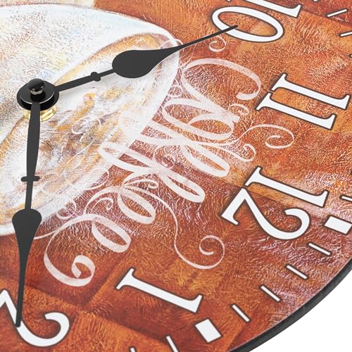 12-Inch Round Coffee Analog Wall Clock T69787