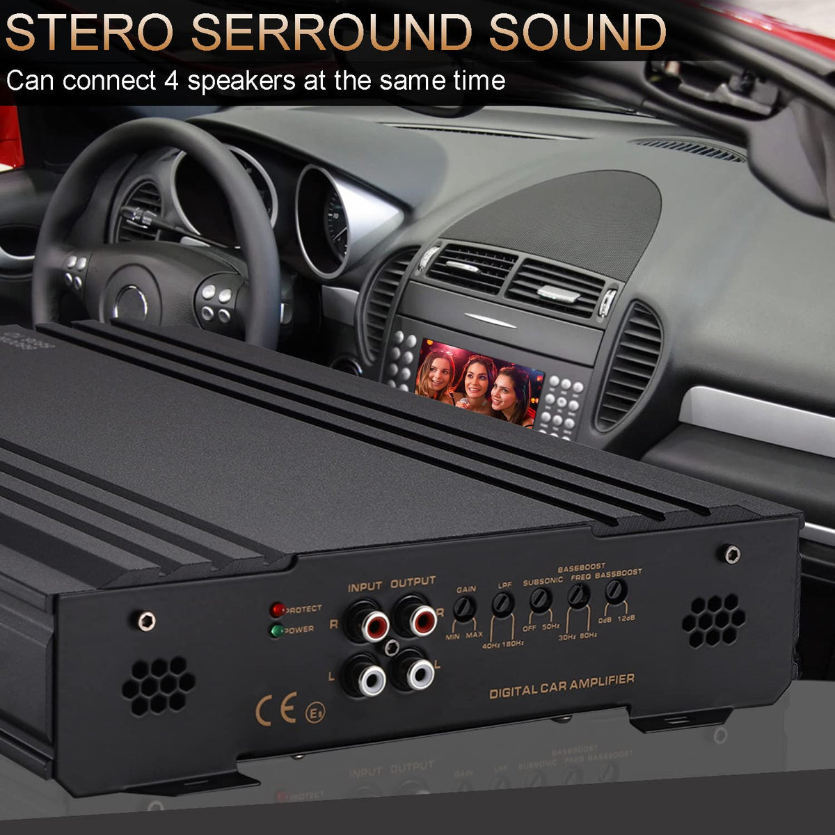 3000W Class D Mono Subwoofer Amplifier E76206