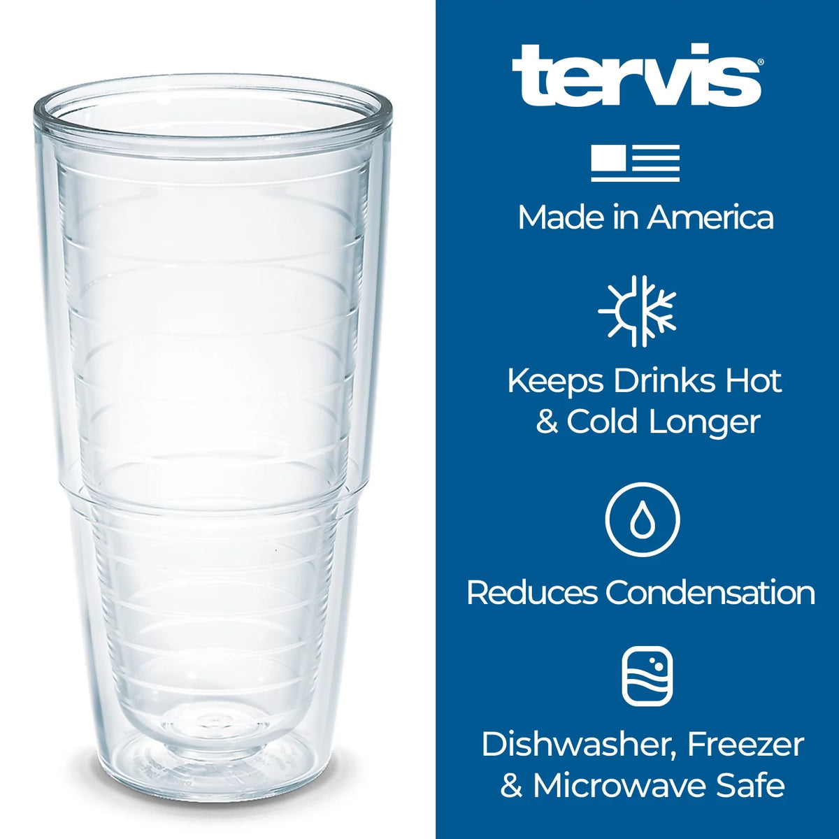 24oz Double Walled Insulated Tumbler U962