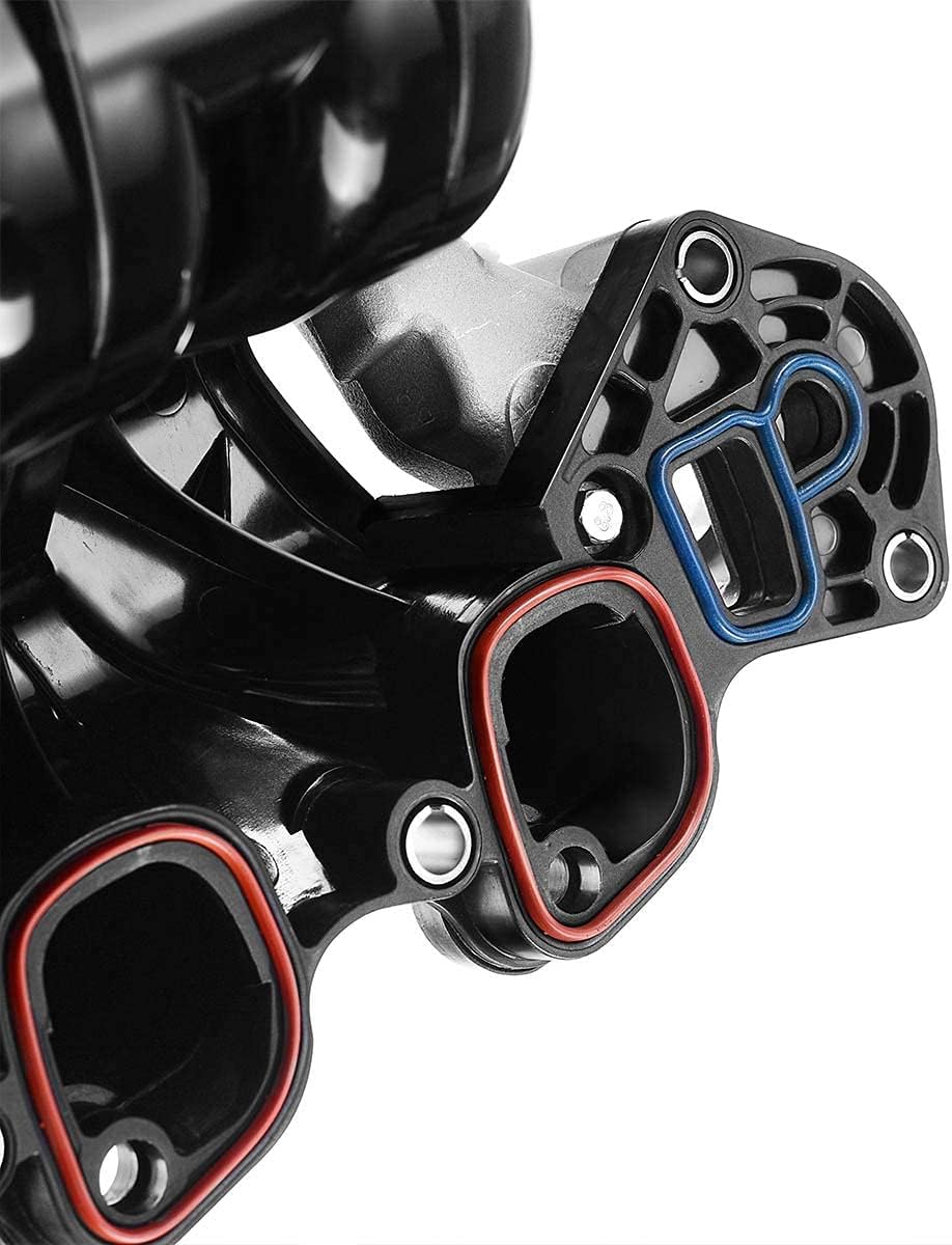 Upper Intake Manifold with Thermostat Compatible with Ford Crown Victoria Mustang Explorer Lincoln Town Car Mercury Grand Marquis Mountaineer 2001-2011 (V8 4.6L Only) A518