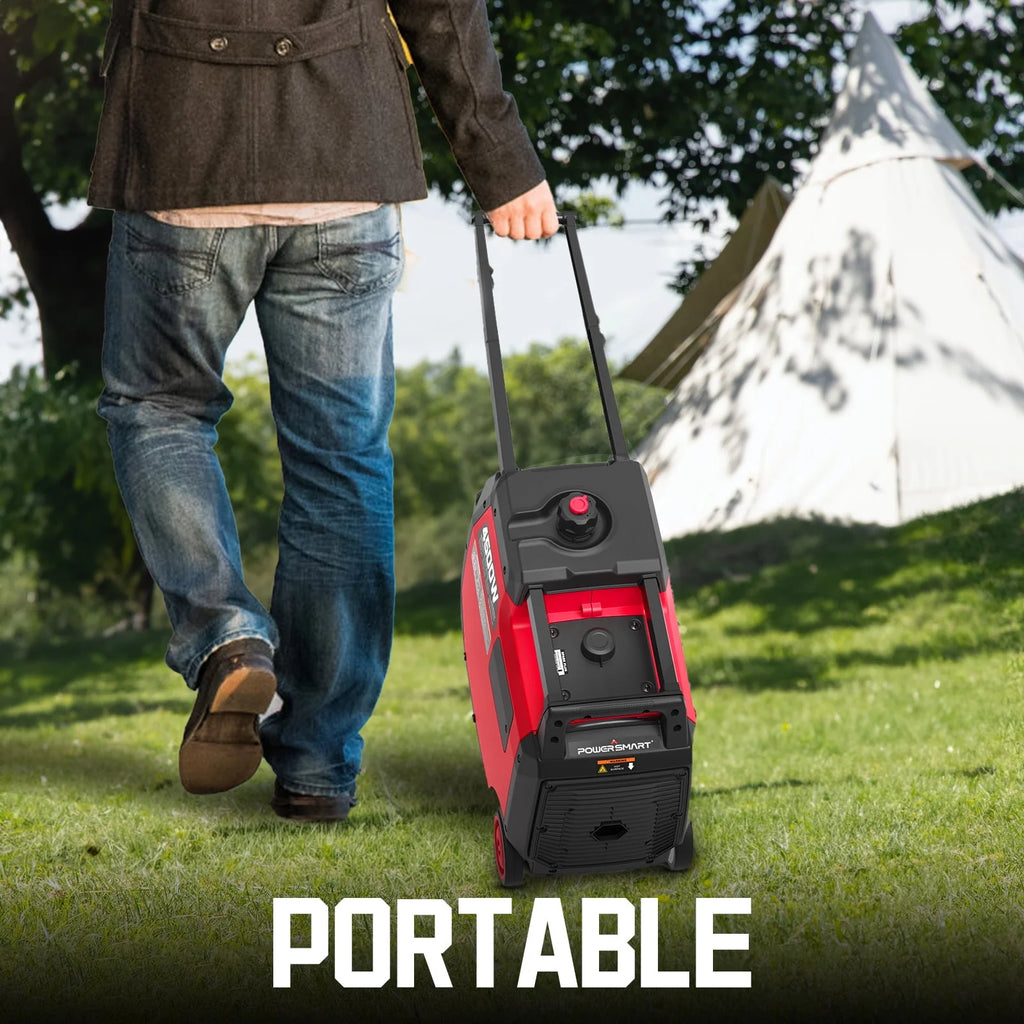 4500W Portable Inverter Gas Generator with Electric Start W72117