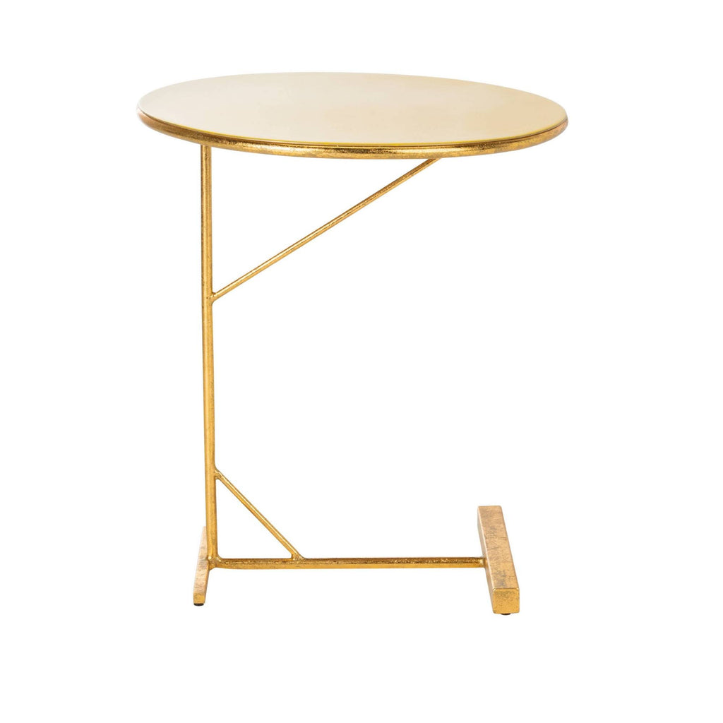 Round C Table Yellow/Gold P74039