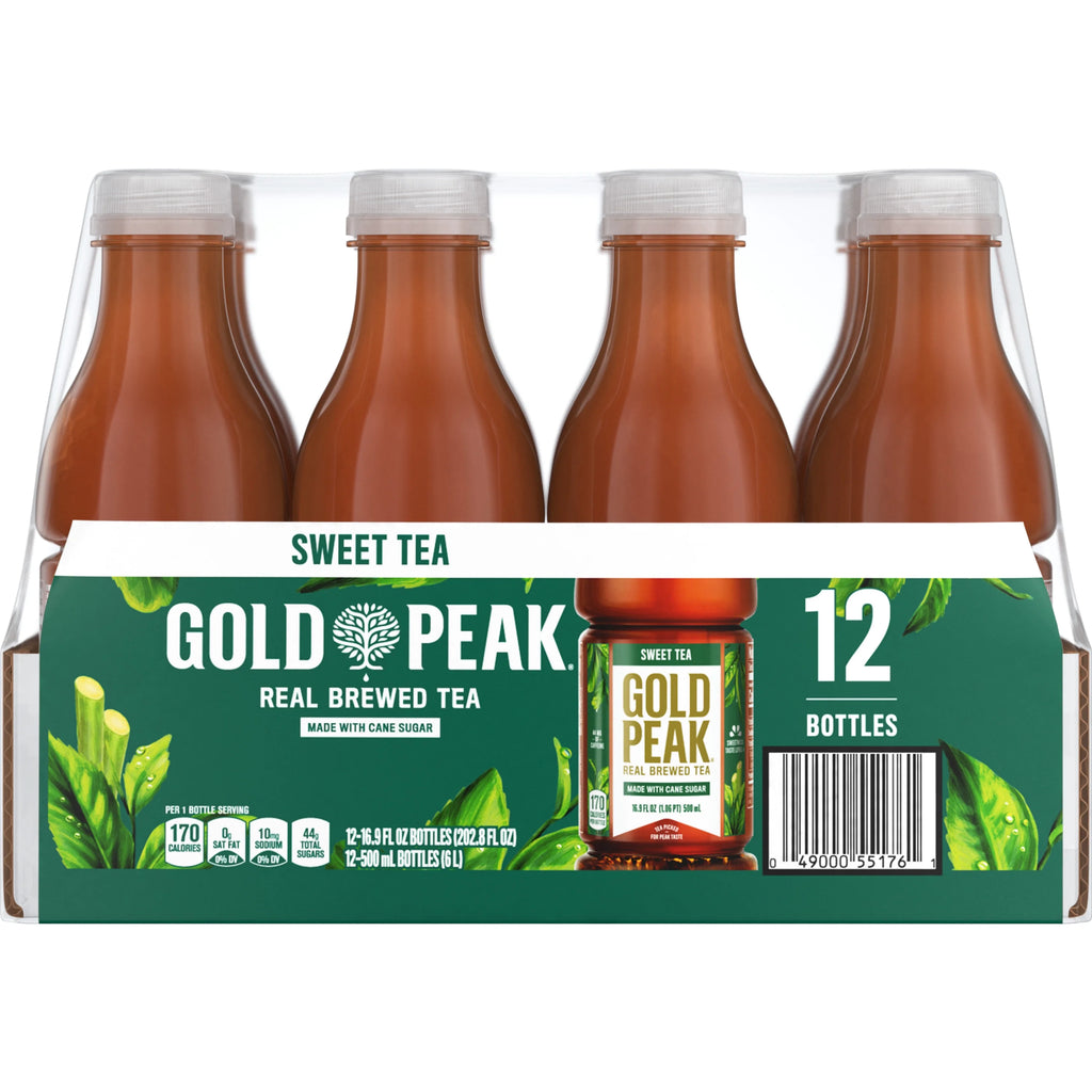 Sweetened Black Tea Bottles, 16.9 fl oz, 12 Pack R44120