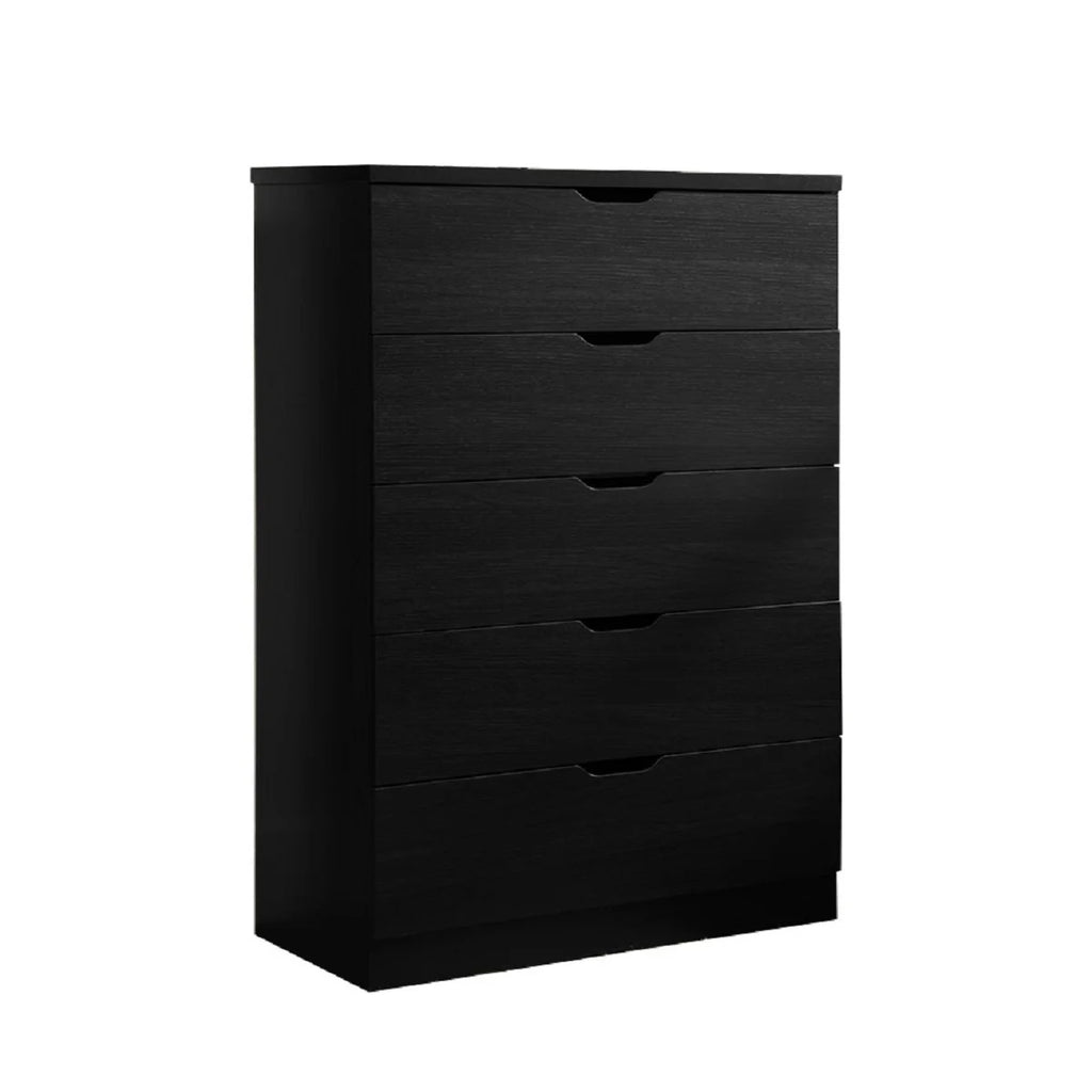 Brown 5 Drawer Wood Dresser N110168