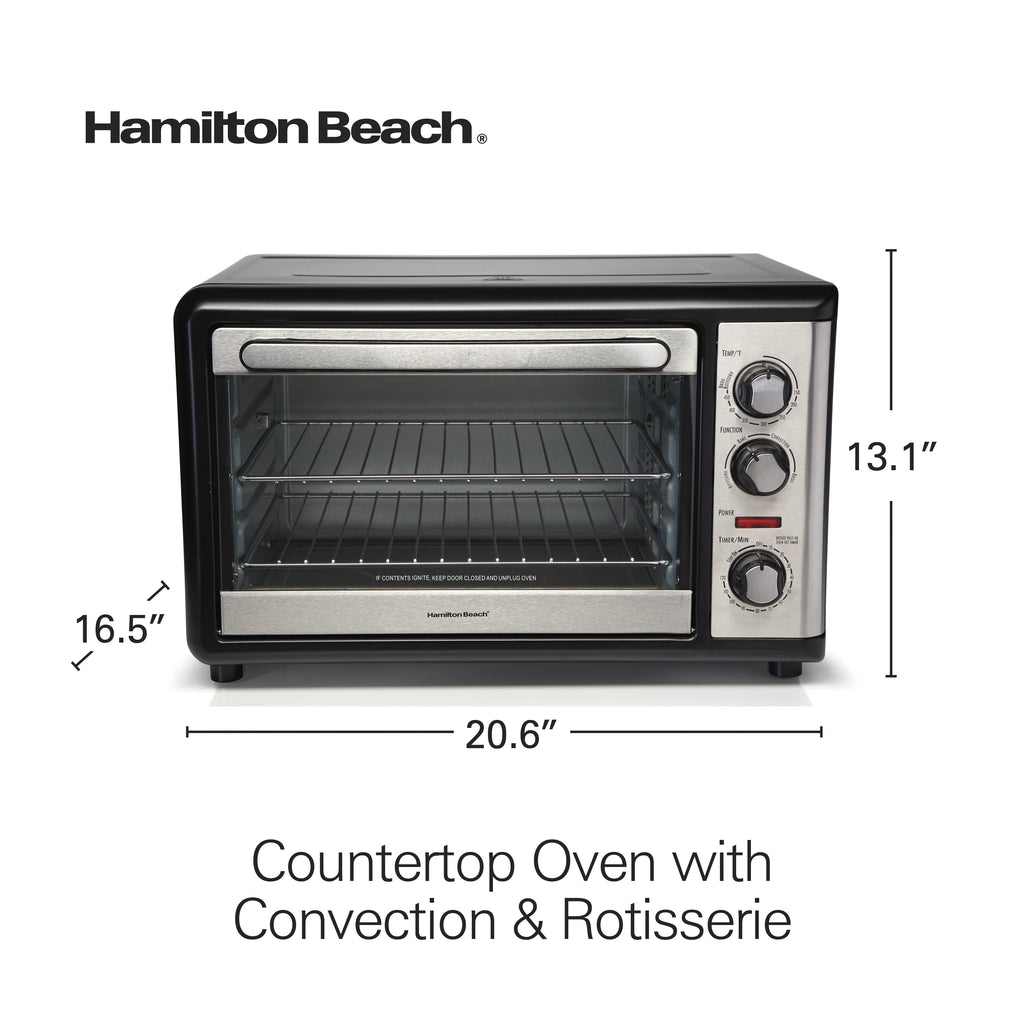 Stainless Steel Countertop Oven with Convection and Rotisserie U653