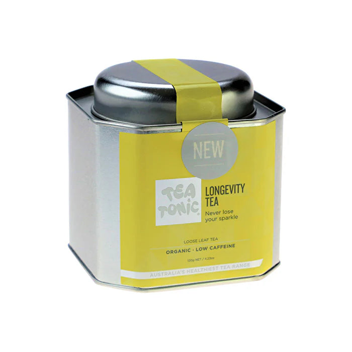 Organic Longevity Tea Caddy Tin 120g Q787
