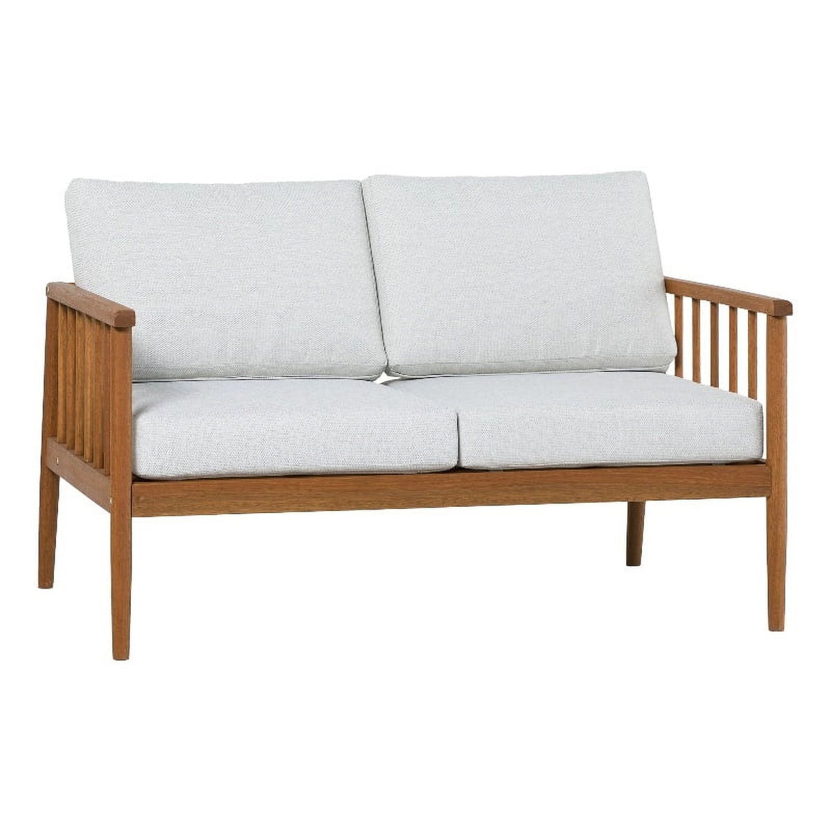 Brown Solid Wood Double Lounge U866