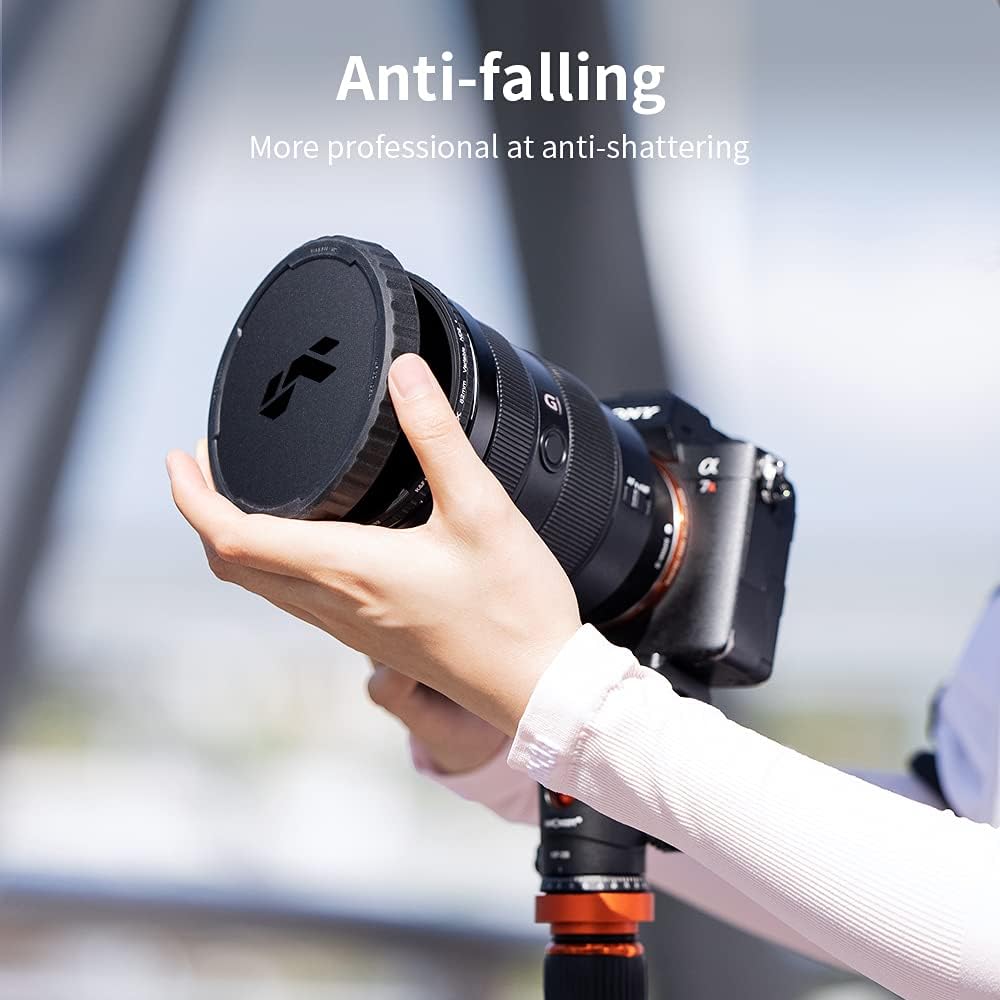 77mm Variable ND Lens Filter Kit (2 Pcs) ND2-ND32 with TPU Filter Cap B689367