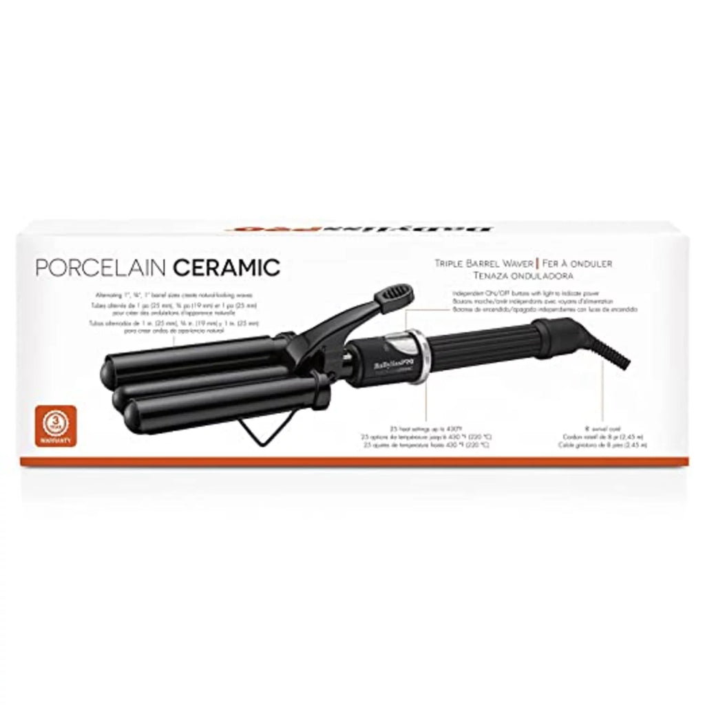 Ceramic Triple Barrel Waver S15344