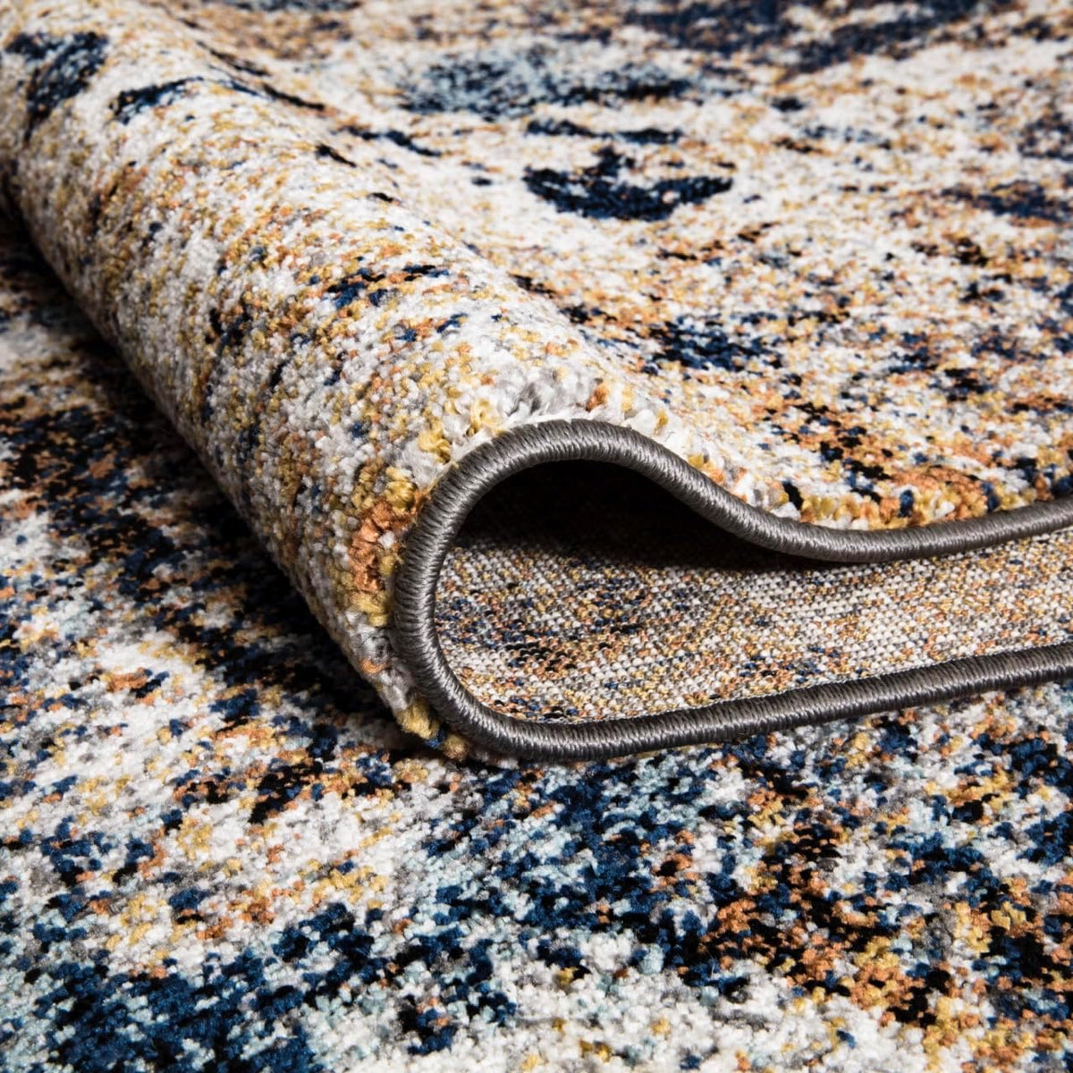 6x9 Non-Shedding Abstract Area Rug X3615