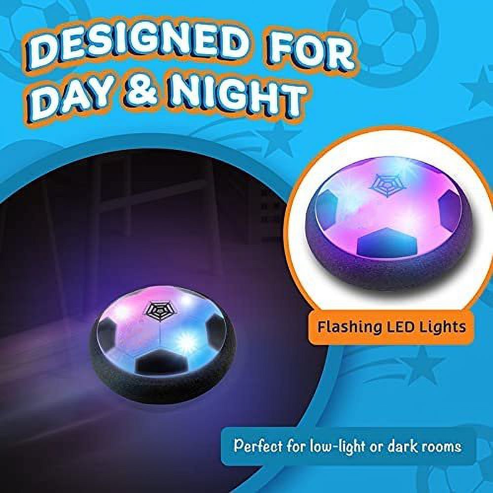 2 LED Light Soccer Balls with Foam Bumpers H1080