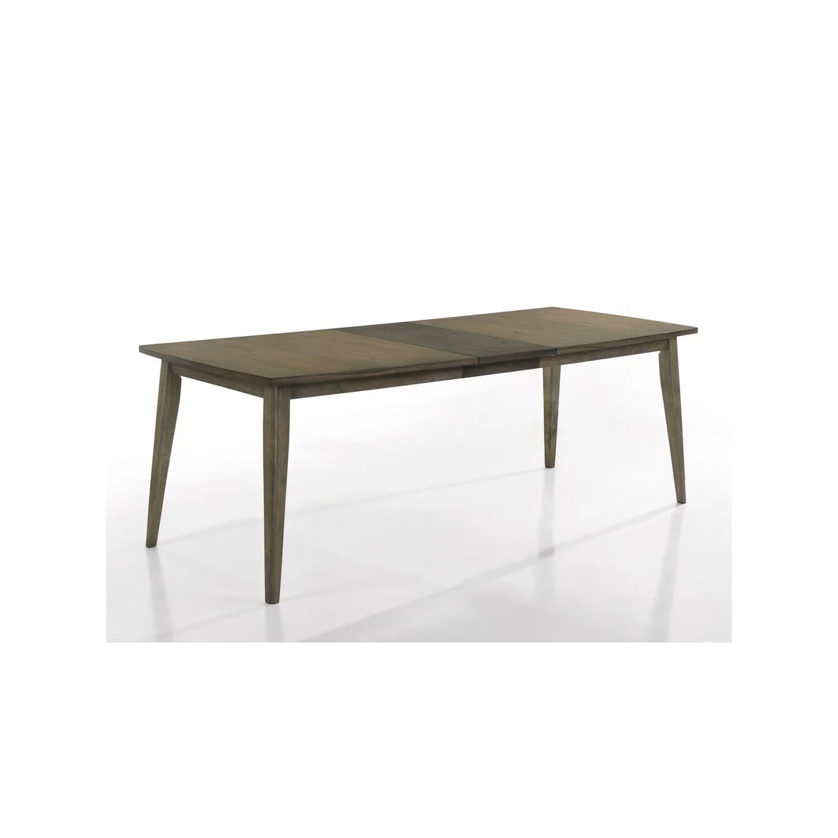 72" Wide Contemporary Rectangle Dining Table with Extension Leaf N57804