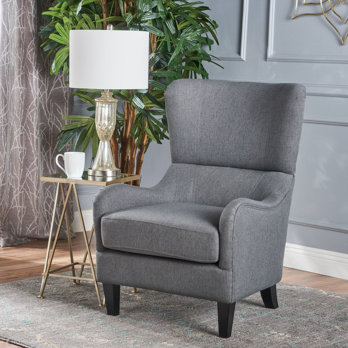 Navy Sofa Chair L570