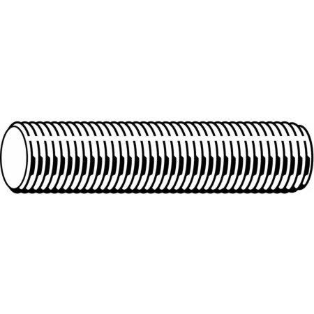 1-1/8 inch-8 x 8-1/2 inch Plain Carbon Steel Fully Threaded Studs, 15 Pk. M9369