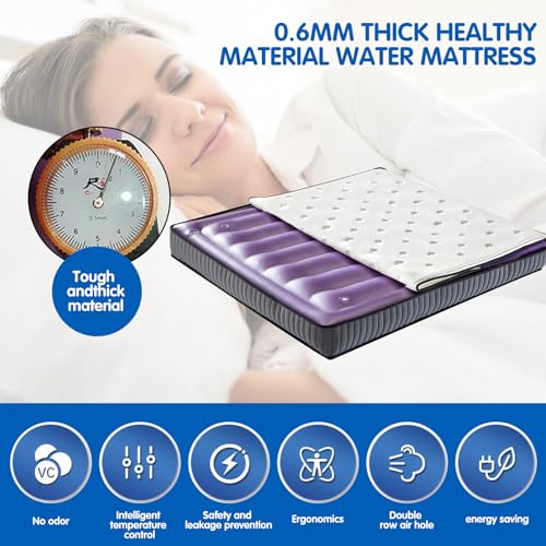 PVC Softside Water Bed with Smart Thermostats King W726581