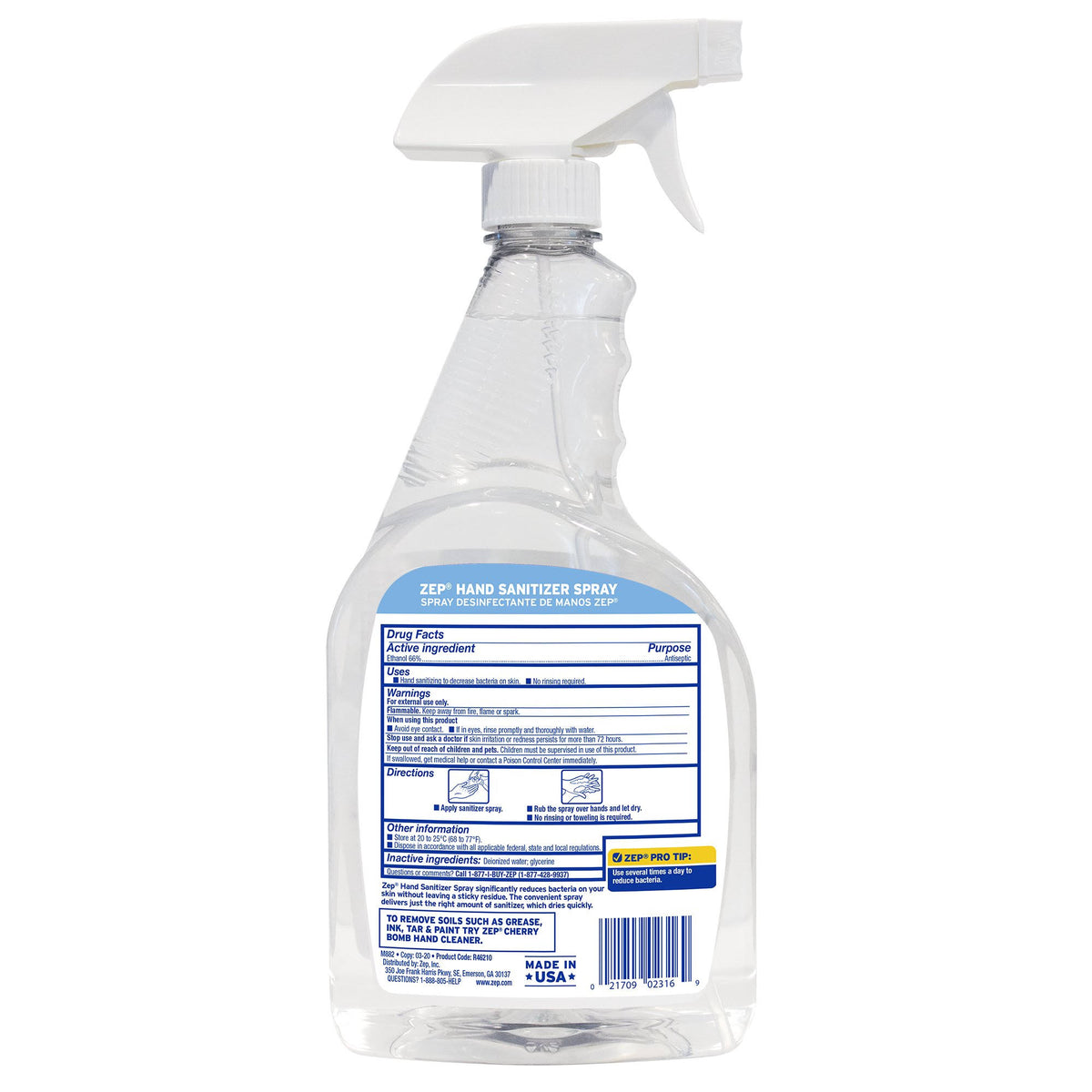 32 oz Hand Sanitizer Spray (Case of 12) C5583