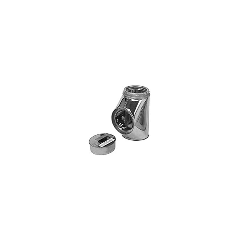 14x22 Insulated Stainless Steel Chimney Pipe Tee S414