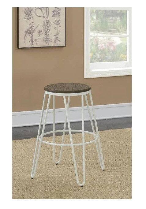 Industrial 26 in. Metal Bar Stool - Set of 2 X142318