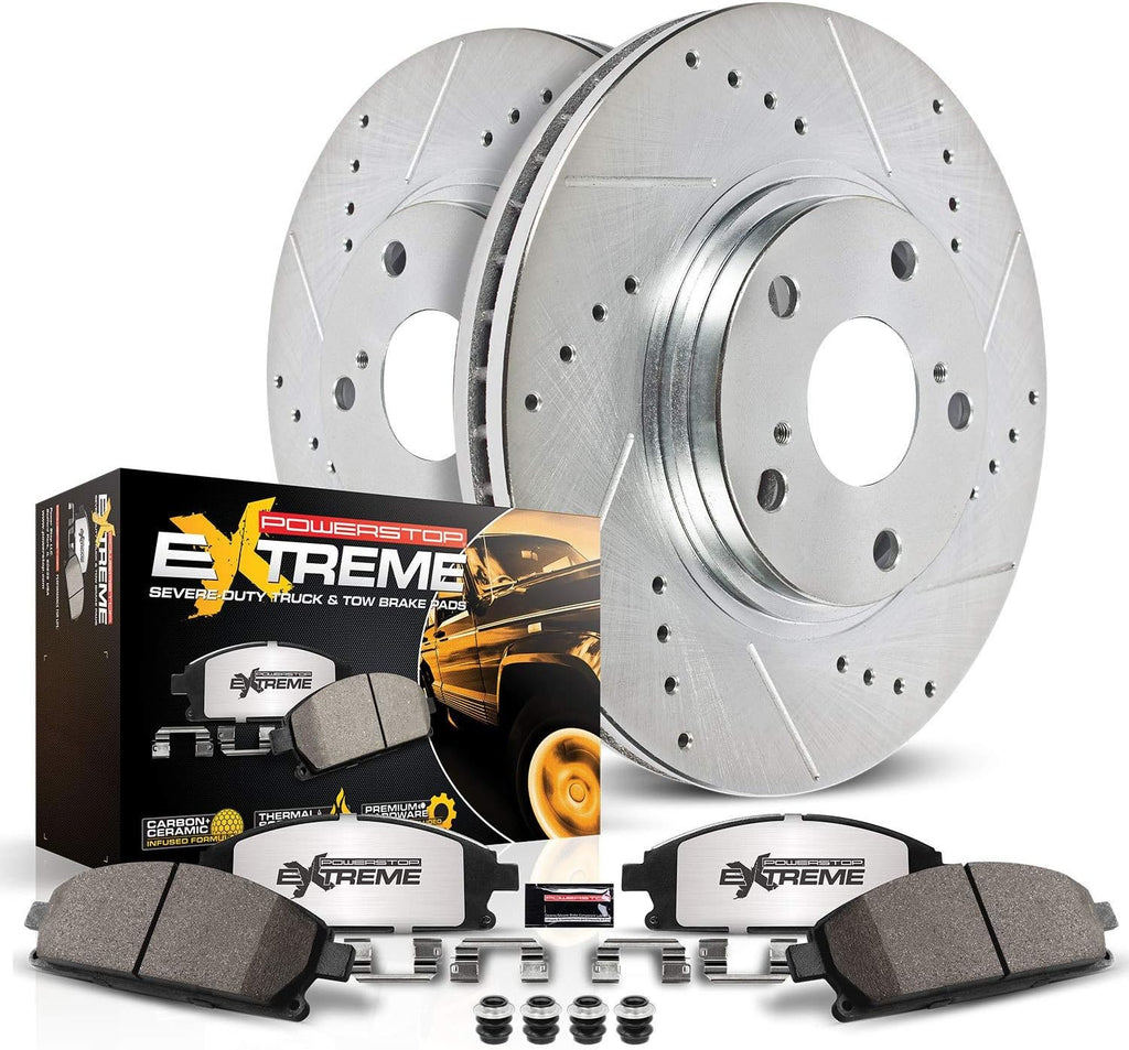 Front Z36 Truck & Tow Carbon Fiber Ceramic Brake Kit R17148