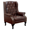 Brown Wing Chair A645863