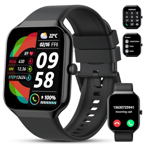 1.96 HD Smartwatch with Heart Rate, Sleep Monitor, IP68 Waterproof A8964