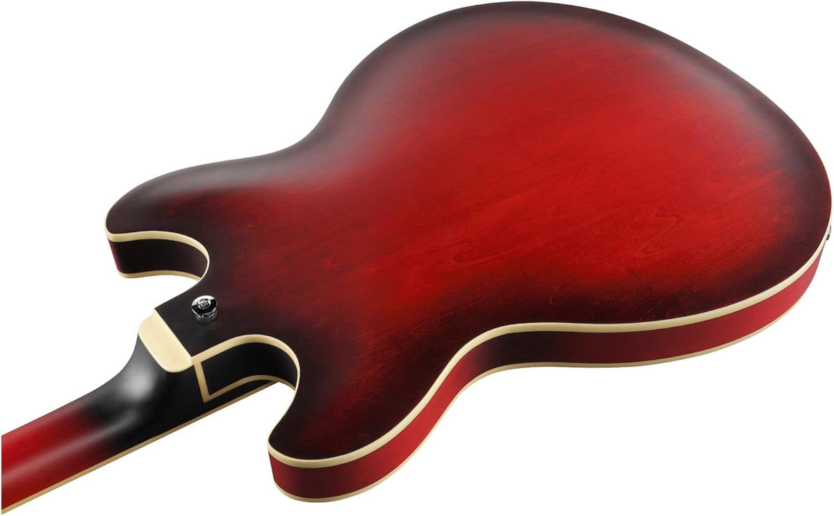 Sunburst Red Semi-Hollow Electric Guitar K4794