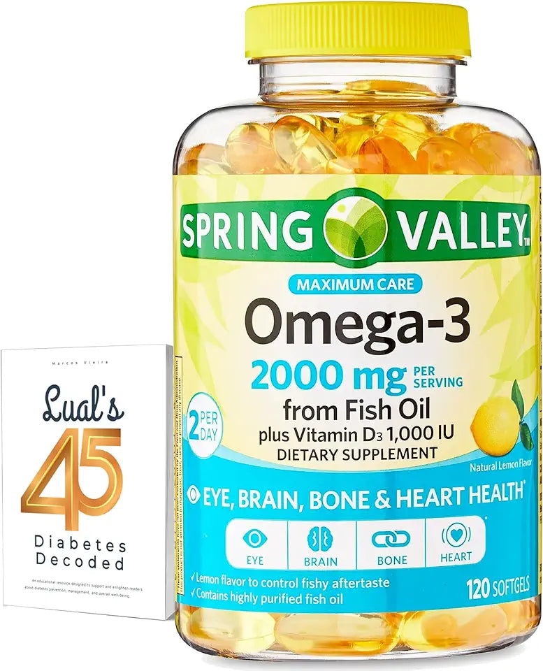 Omega-3 Fish Oil 2000 mg Softgels 120 Count C99153