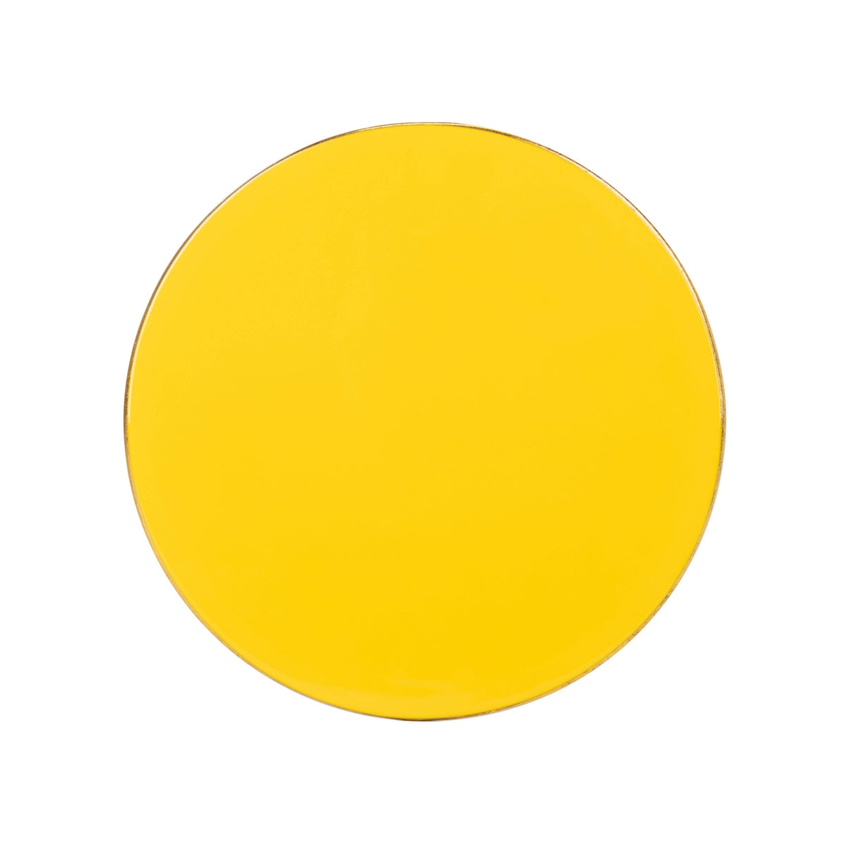 Round C Table Yellow/Gold P74039