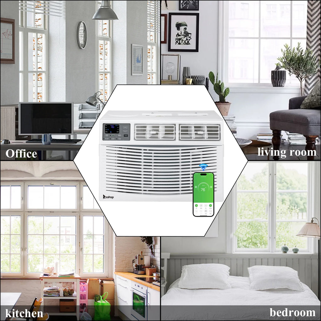 12000BTU 110V Window-Mounted Air Conditioner with Remote Control D969249