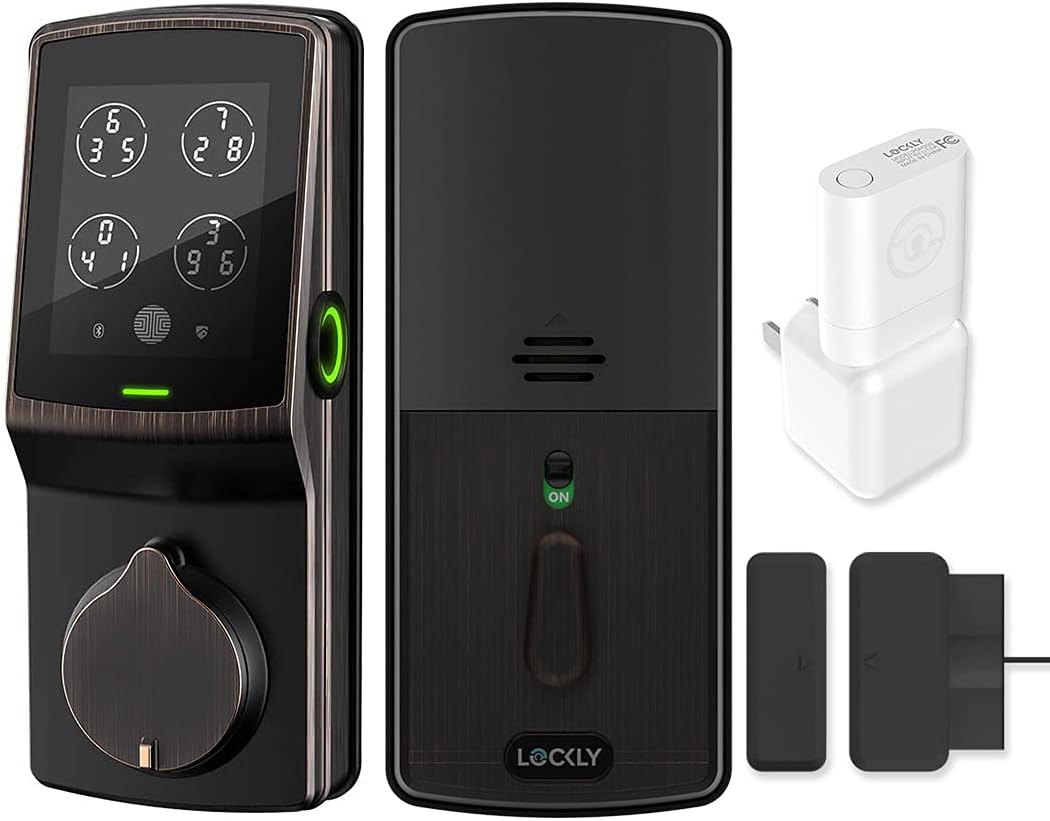 Wi-Fi Smart Lock with Fingerprint Keypad, Venetian Bronze B70608