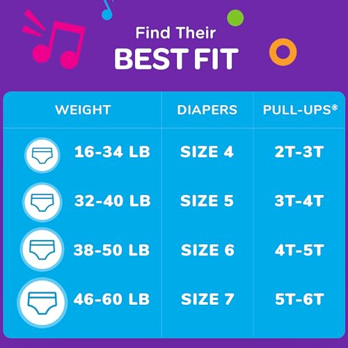 Potty Training Pants 3T-4T 112 Count W654