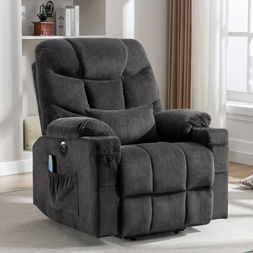 Power Lift Recliner Chair with Heat and Massage and USB Port V93224
