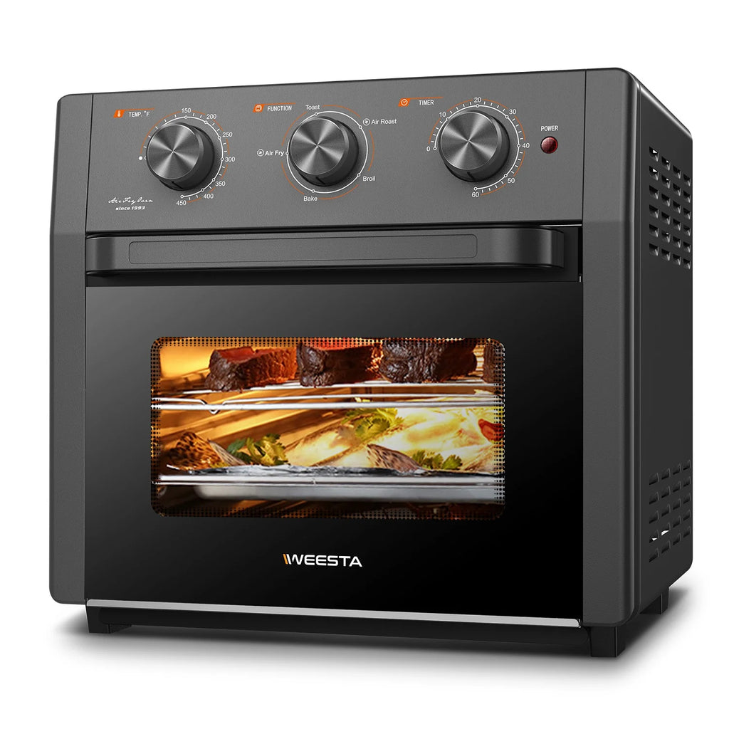 1300W 20Qt Air Fryer Toaster Oven Combo with Non Stick Basket W727