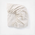Organic Crinkled Percale Fitted Sheet King N4276