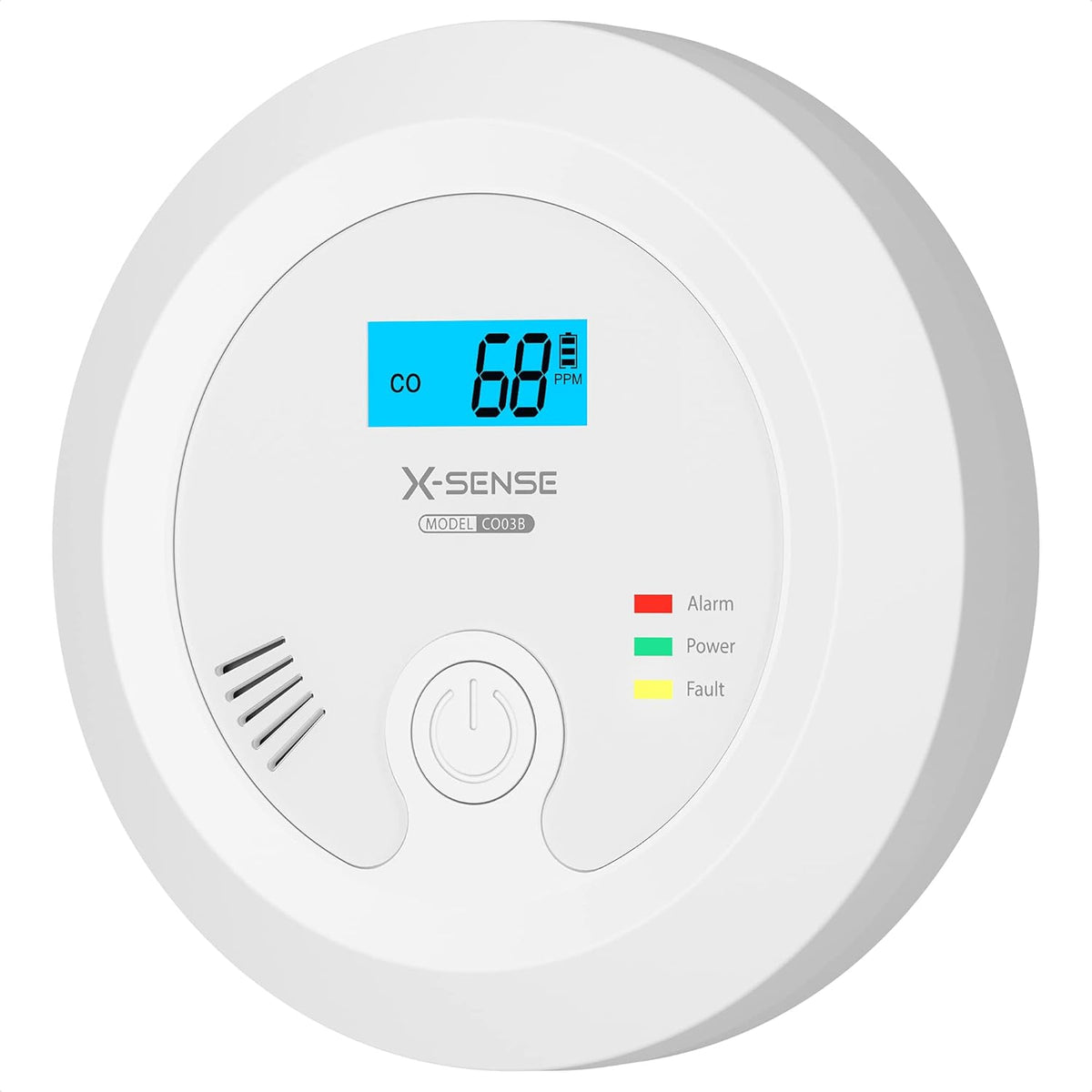 Carbon Monoxide Detector Alarm with Digital Display, Pack of 2 R14193