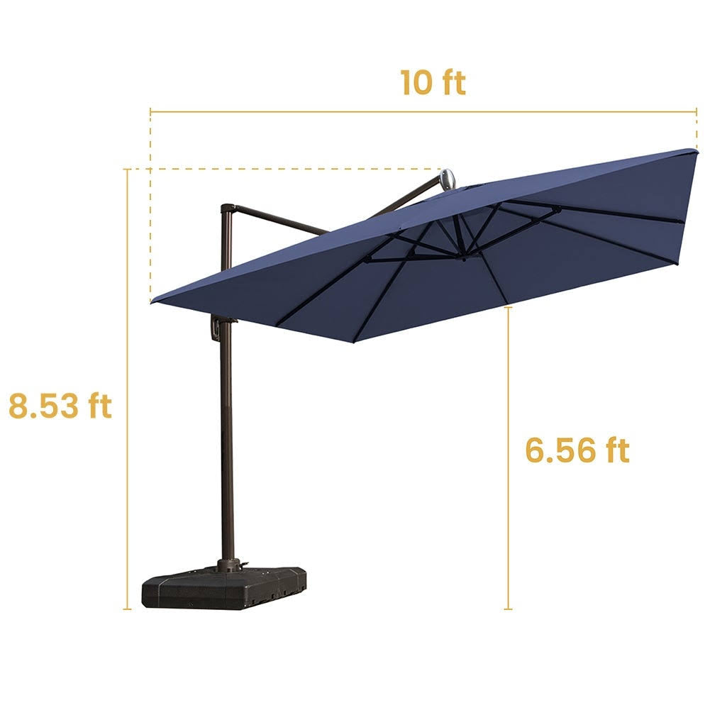 10-Foot Cantilever Umbrella with Cross Base Q33386