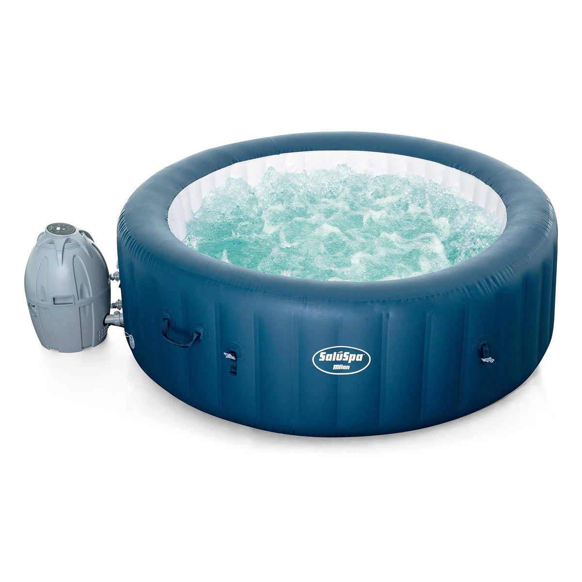 Blue Portable Round Inflatable Hot Tub Spa D888005