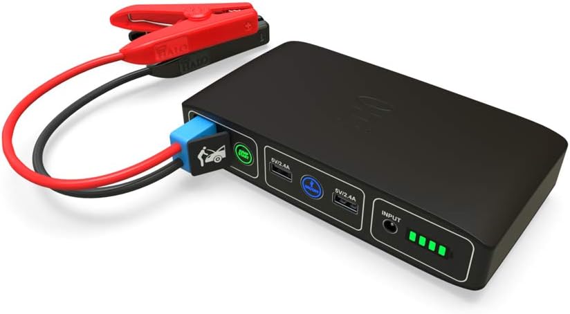 Portable Car Jump Starter with 2 USB Ports W40410