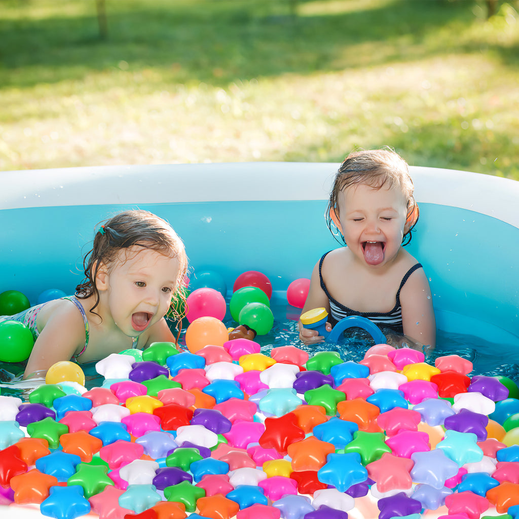 100pcs Star Shaped Ocean Balls Swimming Toys Z933497