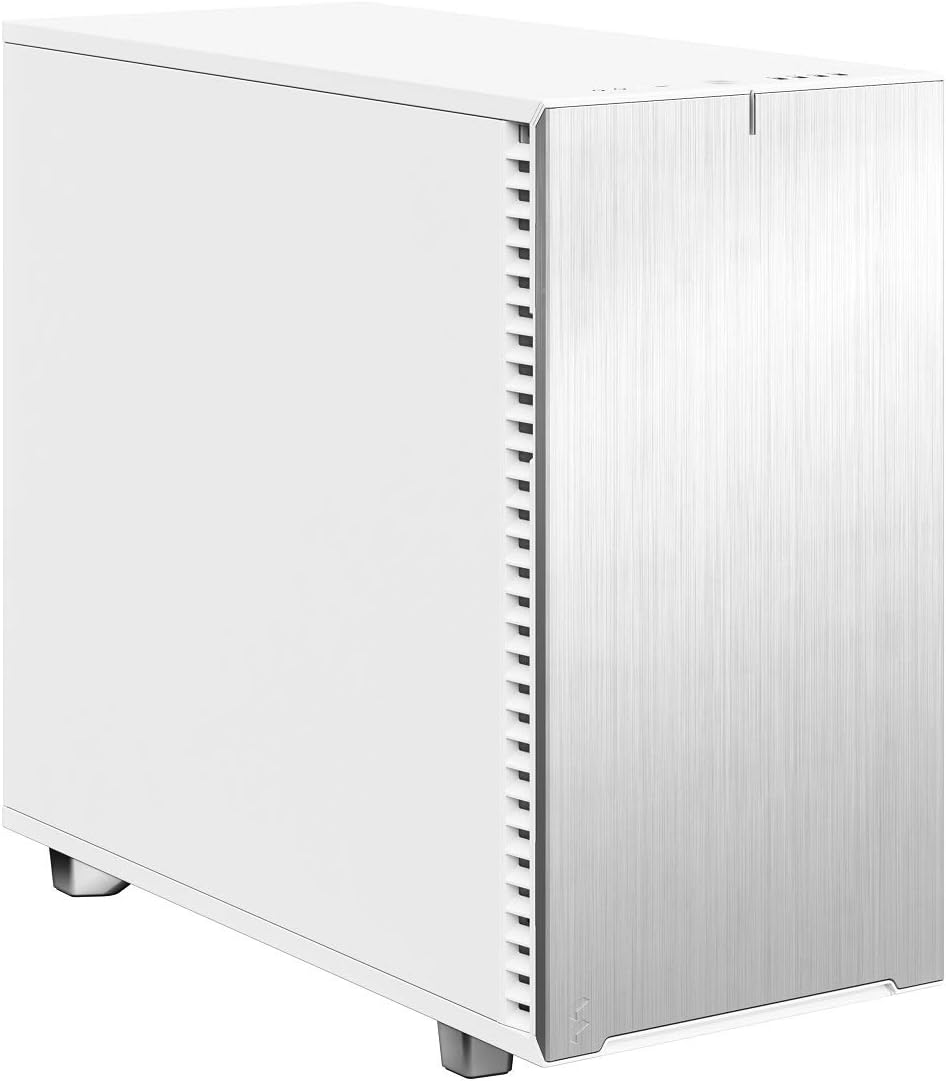 Black Brushed Aluminum/Steel Mid Tower Computer Case J448199