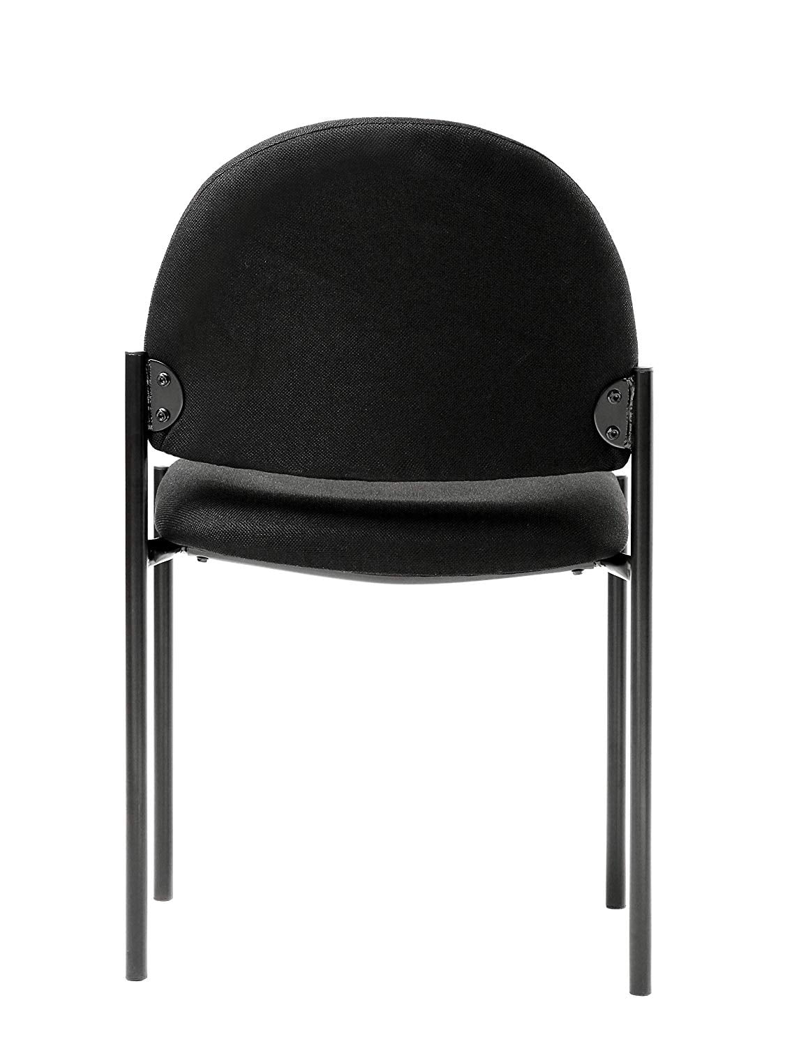 Black Fabric Stackable Guest Chair U7048