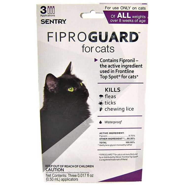 Flea and Tick Treatment for Cats F748646