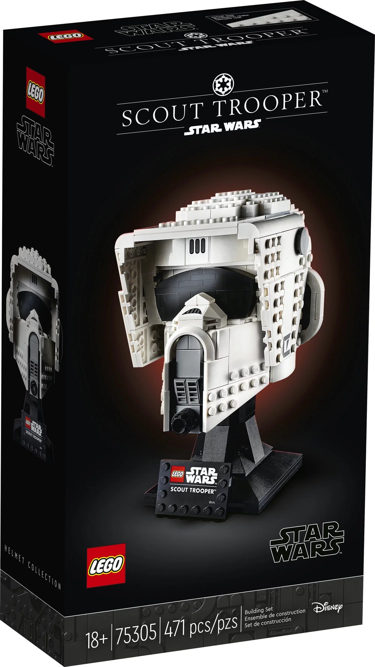 Star Wars Scout Trooper Helmet 471 Pieces Building Toy H982