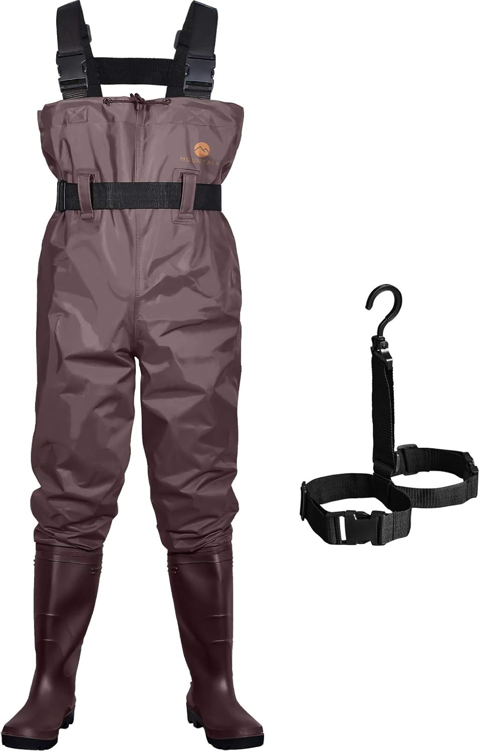 High Chest Waders with Boots, Durable Waterproof Canvas Fly Fishing Waders P934